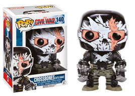 Funko Pop! Marvel - Captain America Civil War Crossbones (Battle Damage) (140) Exclusive Figurines