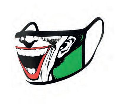 FOR PREORDER : Face Mask - DC Comics - Joker Face (2-Pack)