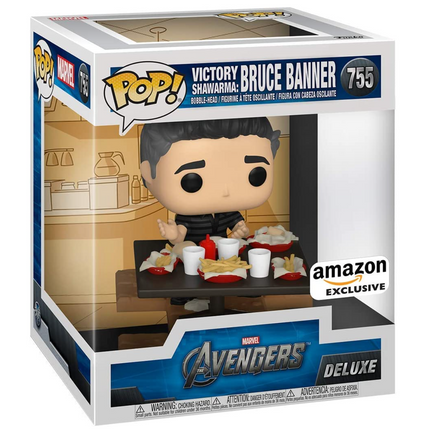 Funko POP! Marvel - Avengers - Victory Shawarma : Bruce Banner (Deluxe) (755) Exclusive