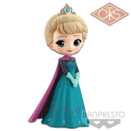 Q Posket Characters - Disney Frozen Elsa Coronation Style (Pastel Color Version) Figurines