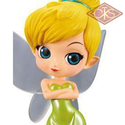 Q Posket Characters - Disney Peter Pann Tinker Bell (Normal Color Version) Figurines