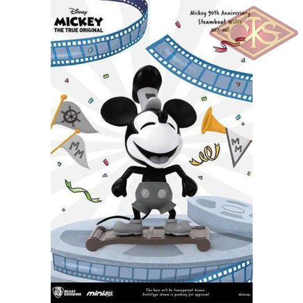 Disney - Mickey 90th Anniversary, Mini Egg Attack Series - Steamboat Willie (10 cm)