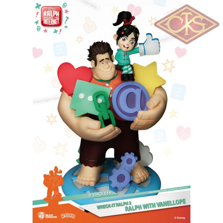 BEAST KINGDOM - Disney, Wreck-It Ralph 2 - Diorama Ralph w/ Venellope (DS-056) (15cm)