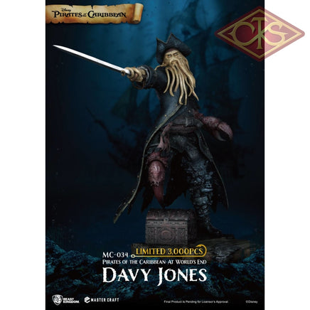 Beast Kingdom Toys - Pirates Of The Caribbean:  At Worlds End Master Davy Jones (42Cm) Statue