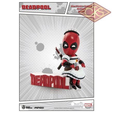 Beast Kingdom Toys - Mini Egg Attack Series Deadpool In Maid Outfit Figurines