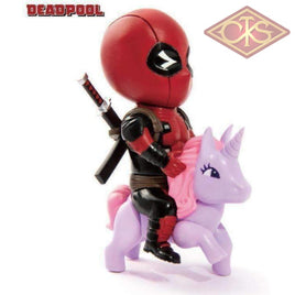 Beast Kingdom Toys - Mini Egg Attack Series Deadpool On Unicorn Figurines