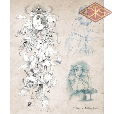 Comix Buro Sketchbook / Croquis - Amoretti François #1 (°2014) (Numbered + Signed) Sketchbooks
