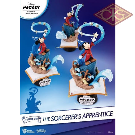 Disney - 90Th Mickey Anniversary The Sorcerers Apprentice Diorama (15 Cm) Figurines