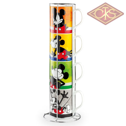 Disney - Mickey I Am - Stackable Mug + Metal Rack (Set of 4)