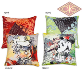 Disney - Mickey & Minnie Cushions Red / Green (Set Of 2) Mug