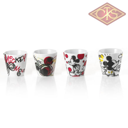 Disney - Mickey Mouse Gift Box:  Espresso Shots Mickey (Set Of 4) Cups