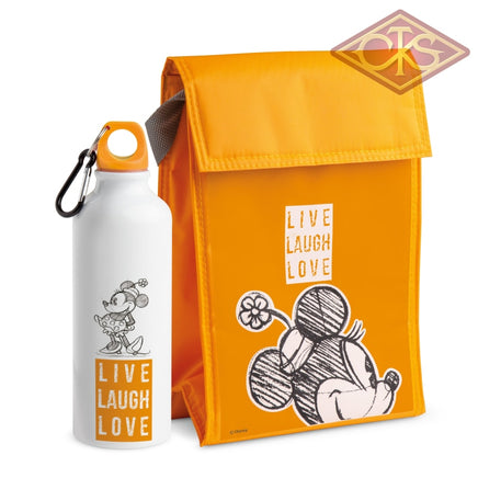 Disney - Minnie Mouse Set Travel Orange:  Cooling Bag + Dinking Bottle In Gift Box