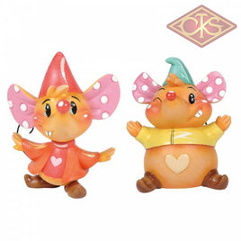 Disney The World of Miss Mindy - Cinderella - Jaq & Gus Gus (9 cm)