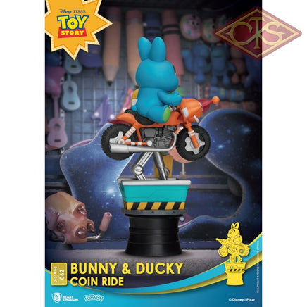 Disney - Toy Story - Diorama 'Bunny & Ducky Coin Ride' (13 cm)