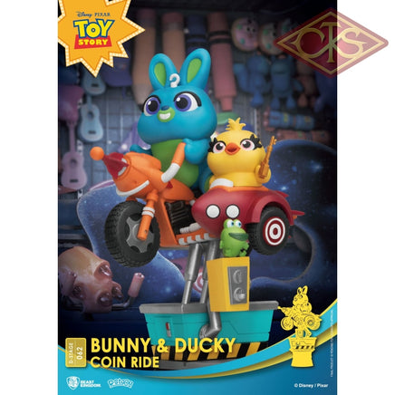 Disney - Toy Story - Diorama 'Bunny & Ducky Coin Ride' (13 cm)