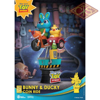 Disney - Toy Story - Diorama 'Bunny & Ducky Coin Ride' (13 cm)