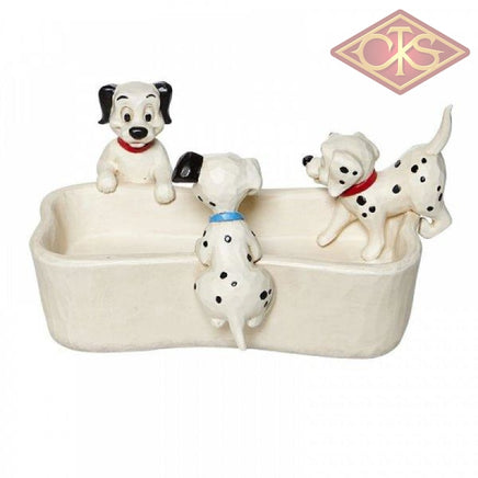 Disney Traditions - 101 Dalmatians - 101 Dalmatians Bone Shaped Dish "Puppy Bow" (10cm)