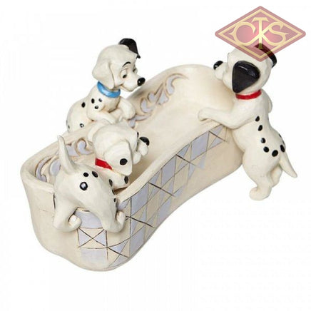 Disney Traditions - 101 Dalmatians - 101 Dalmatians Bone Shaped Dish "Puppy Bow" (10cm)
