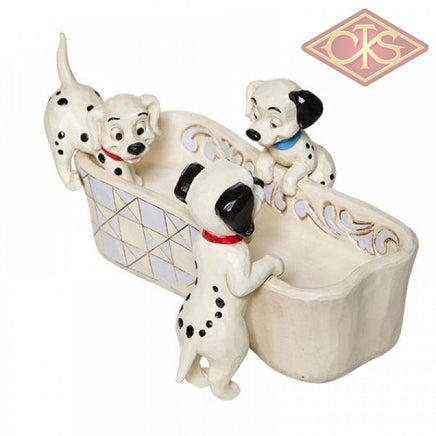 Disney Traditions - 101 Dalmatians - 101 Dalmatians Bone Shaped Dish "Puppy Bow" (10cm)