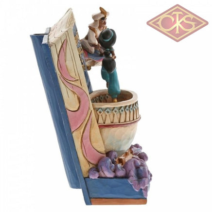 DISNEY TRADITIONS Figure - Aladdin - Aladdin & Jasmine "Romance Takes Flight" (Storybook) (14cm)
