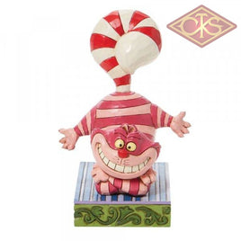 DISNEY TRADITIONS - Alice in Wonderland - Cheshire Cat "Candy Cane Cheer" (8cm)