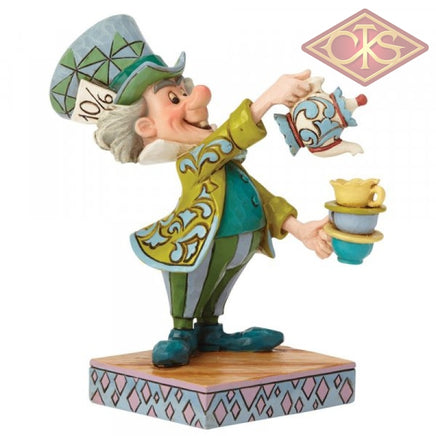 DISNEY TRADITIONS Figure - Alice in Wonderland - Mad Hatter "A Spot of Tea" (13cm)