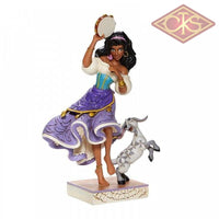 DISNEY TRADITIONS - Hunchback of Notre Dame - Esmeralda and Djali "Twirling Tambourine Player" (22cm)