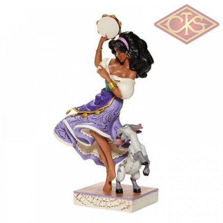 DISNEY TRADITIONS - Hunchback of Notre Dame - Esmeralda and Djali "Twirling Tambourine Player" (22cm)