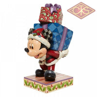 DISNEY TRADITIONS Figure - Mickey Mouse - Mickey Carrying Gifts "Here Comes Old St. Mick" (23cm)