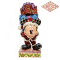 DISNEY TRADITIONS Figure - Mickey Mouse - Mickey Carrying Gifts "Here Comes Old St. Mick" (23cm)