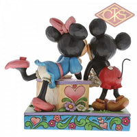 Disney Traditions - Mickey Mouse - Mickey Mouse & Minnie Mouse "Kissing Booth" (15 cm)