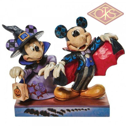 TRADITIONS Figure - Disney, Mickey Mouse - Mickey & Minnie "Terrifying Trick-or-Treaters" (13cm)