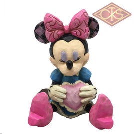 Disney Traditions - Mickey Mouse Minnie With Heart (Mini Figure) Figurines