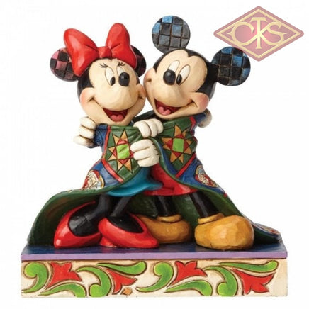 DISNEY TRADITIONS Figure - Mickey Mouse - Mickey Mouse & Minnie Mouse "Warm Wishes" (13cm)