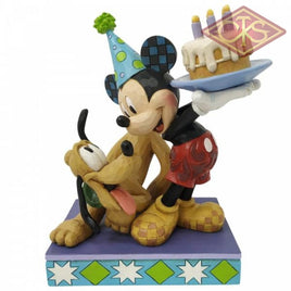 Disney Traditions - Mickey Mouse - Mickey & Pluto "Happy Birthday, Pal !" (16 cm)