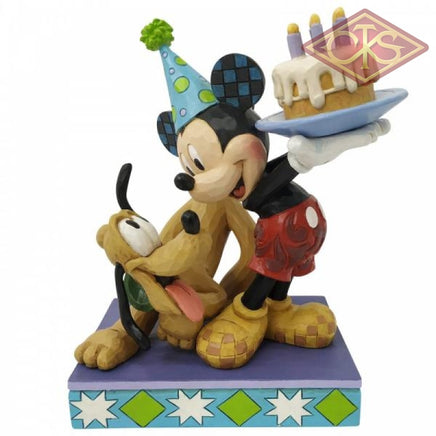 Disney Traditions - Mickey Mouse - Mickey & Pluto "Happy Birthday, Pal !" (16 cm)