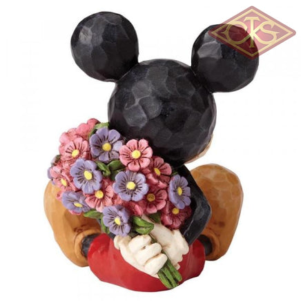 DISNEY TRADITIONS Figure - Mickey Mouse - Mickey w/ Flowers (7cm)