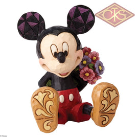 DISNEY TRADITIONS Figure - Mickey Mouse - Mickey w/ Flowers (7cm)