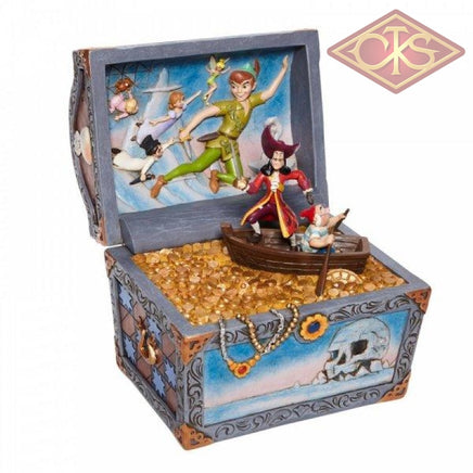 DISNEY TRADITIONS Figure - Peter Pan - Peter Pan Flying "Treasure-strewn Tableau" (22cm)