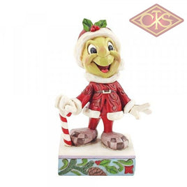 DISNEY TRADITIONS - Pinocchio - Christmas Jiminy Cricket "Be Wise & Be Merry" (12cm)