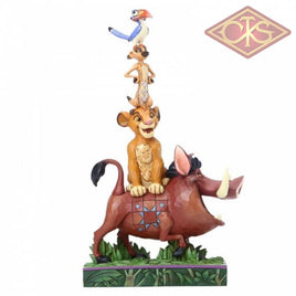 Disney Traditions - The Lion King Pumba Simba Timon & Zazu Balance Of Nature (20 Cm) Figurines