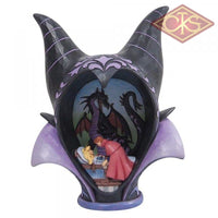 DISNEY TRADITIONS Figure - The Sleeping Beauty - Maleficent Diorama Headdress "True Loves Kiss" (27cm)