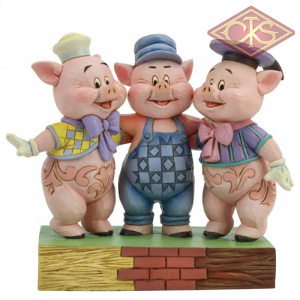 Disney Traditions - The Three Little Pigs - Silly Symphony Three Little Pigs "Squealing Siblings" (12 cm)