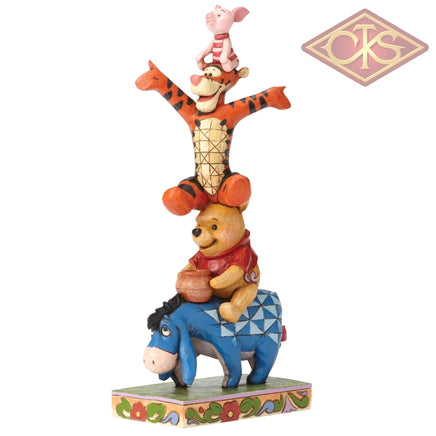 Disney Traditions - Winnie The Pooh - Eeyore, Pooh, Tigger & Piglet "Built by Friendship" (25,50 cm)