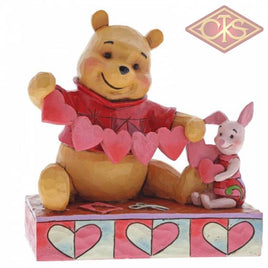 Disney Traditions - Winnie The Pooh & Piglet Handmade Valentines (14 Cm) Figurines