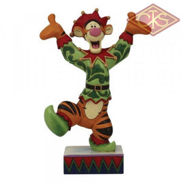 TRADITIONS Figure - Disney, Winnie The Pooh - Tigger "Extatic Elf" (12cm)