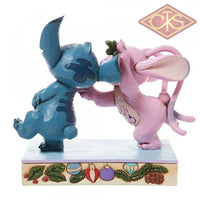 DISNEY TRADITIONS - Lilo & Stitch - Stitch and Angel w/ Mistletoe "Mistletoe Kiss" (15 cm)