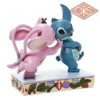 DISNEY TRADITIONS - Lilo & Stitch - Stitch and Angel w/ Mistletoe "Mistletoe Kiss" (15 cm)