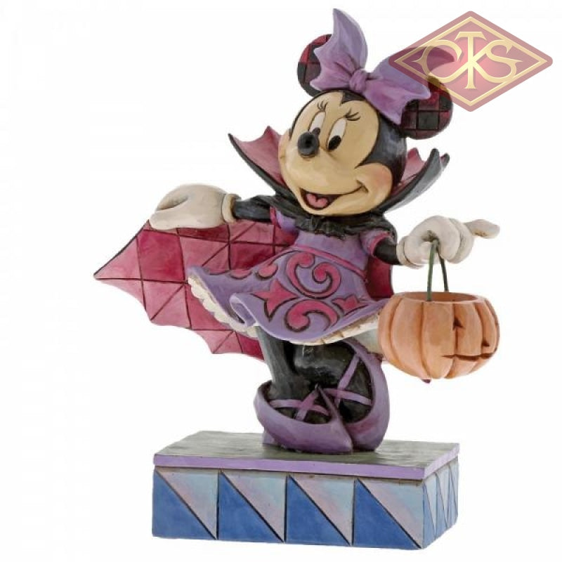 Disney Traditions Minnie Witch and Vampire Mickey Halloween Figurine