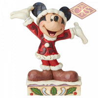 Disney Traditions - Mickey Mouse - Mickey Mouse "Tis a Smlendid Season !" (12 cm)